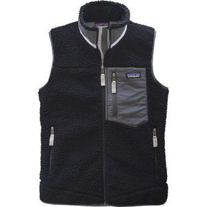 Patagonia Women's Retro-X Fleece Vest, Black, Size Small